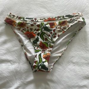 floral bikini bottoms size small